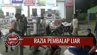 Polisi Lepaskan Tembakan ke Udara, Puluhan Pembalap Liar Berusaha Kabur dari Razia | Buser Pagi