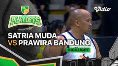 Highlights | Semifinal 1: Satria Muda Pertamina Jakarta vs Prawira Bandung|IBL Playoffs 2022