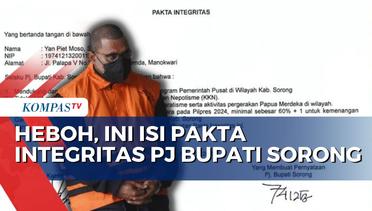 Beredar Pakta Integritas PJ Bupati Sorong dan Kepala BIN Menangkan Ganjar