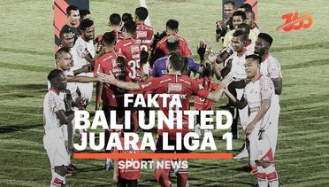 Fakta Unik Bali United Juara Shopee Liga 1 2019