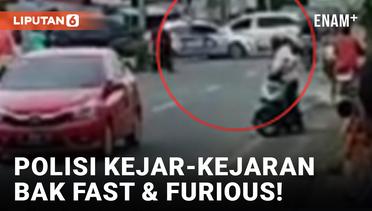 Viral! Mobil Polisi Kejar-kejaran dengan Minibus di Tegal ala Film Action