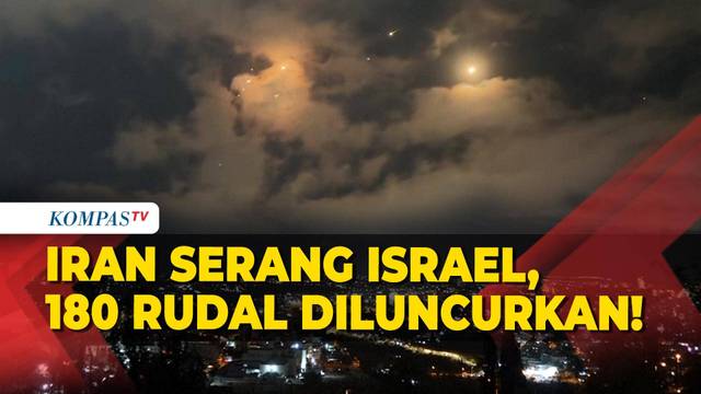 Iran Serang Israel, Ratusan Rudal Balistik Diluncurkan!