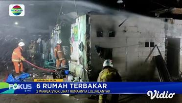 6 Rumah Terbakar di Surabaya
