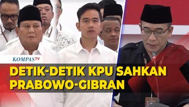 Detik-detik KPU Sahkan Prabowo-Gibran Sebagai Pemenang Pilpres 2024