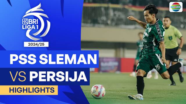 PSS Sleman VS Persija - Highlights | BRI Liga 1 2024/25