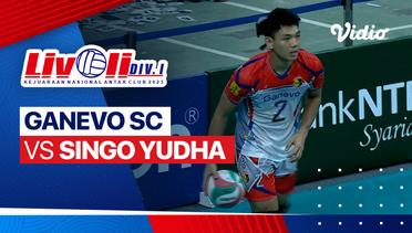 Perebutan Tempat Ketiga Putra: Ganevo SC vs Singo Yudha Kutai Barat - Full Match | Livoli Divisi 1 2023