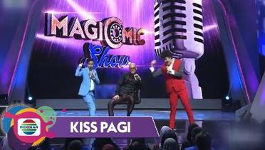 Kiss Pagi - Nekat!! Anyun dan Nopek Ketar Ketir Roasting Deddy Corbuzier di Panggung Magicomic Show