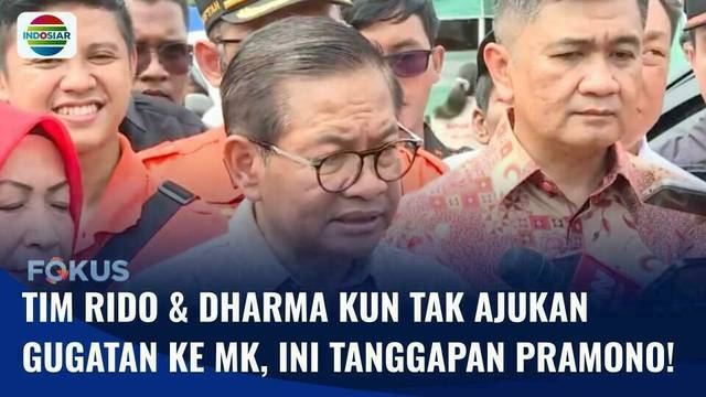 Tim Rido & Dharma-Kun Batal Gugat Hasil Pilkada ke MK, Ada Apa? | Fokus