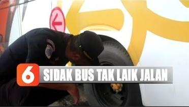 Petugas Temukan Bus Tak Laik Jalan di Terminal Cirebon - Liputan 6 Terkini 
