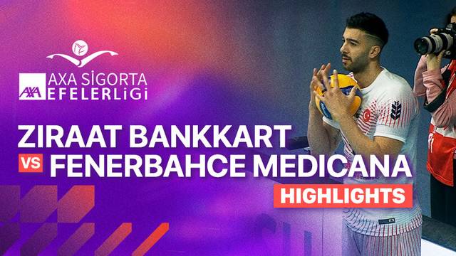 Ziraat Bankkart vs Fenerbahce Medicana - Highlight | Turkish Men's Volleyball League 2025/26