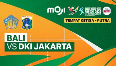 Tempat Ketiga Putra: Bali vs DKI Jakarta - Full Match | Babak Kualifikasi PON XXI Bola Voli