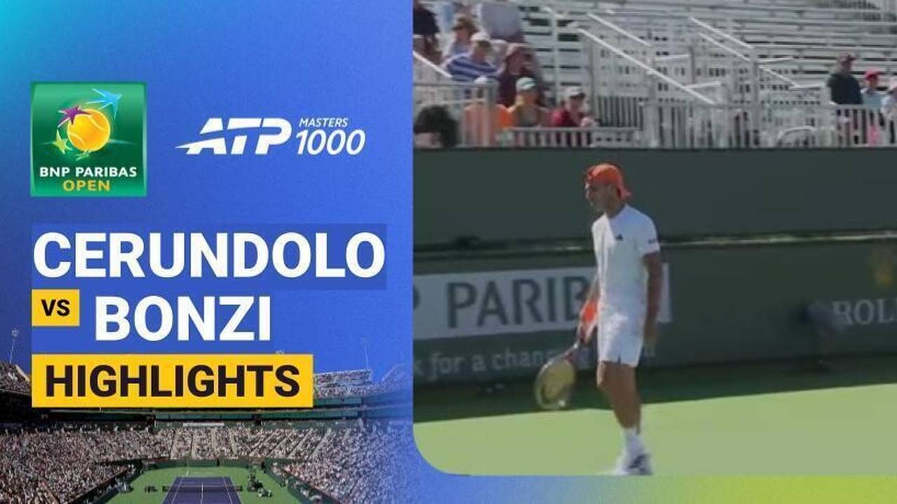 Francisco Cerundolo vs Benjamin Bonzi - Highlight | ATP 1000: BNP ...