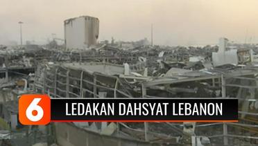 Ledakan Dahsyat di Lebanon Berasal dari Salah Satu Gudang Kimia di Areal Pelabuhan di Beirut