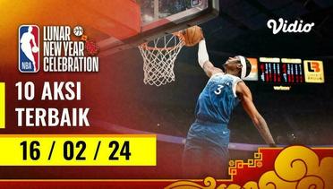 Top 10 | Aksi Terbaik - 16 Februari 2024 | NBA Regular Season 2023/24