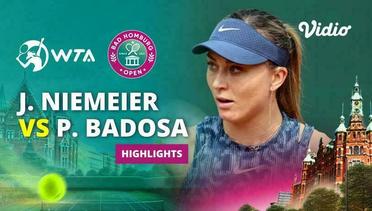 Jule Niemier vs Paula Badosa - Highlights | WTA Bad Homburg Open 2024