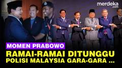 Momen Polisi Malaysia Ramai-Ramai Menunggu Presiden Prabowo Demi Hal ini!