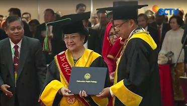Megawati Terima Gelar Doktor atas Jasa Pengembangan Politik Pendidikan - Liputan 6 Siang