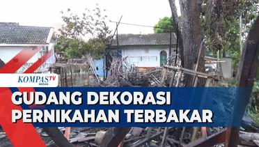 Gudang Dekorasi Pernikahan di Jalan Karya Wisata Medan Terbakar