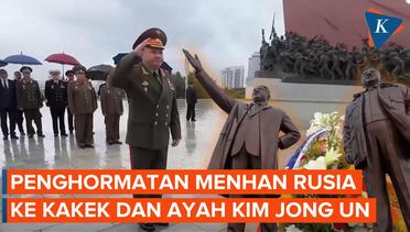 Momen Shoigu Kunjungi Kakek dan Ayah Kim Jong Un