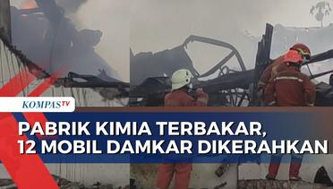Pabrik Kimia di Tangerang Terbakar,  12 unit Mobil Damkar dan 55 Petugas Dikerahkan Karena Hal ini