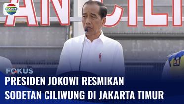 Sempat Mangkrak Selama 6 Tahun, Presiden Jokowi Akhirnya Resmikan Sodetan Ciliwung | Fokus