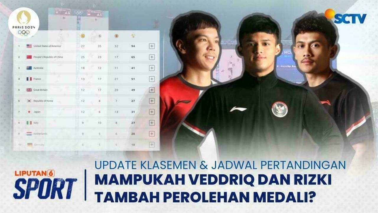 Klasemen Medali & Jadwal Olimpiade Paris 2024 Ukir Rekor Olimpiade