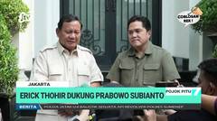 Erick Thohir Dukung Prabowo Subianto  POJOK PITU JTV
