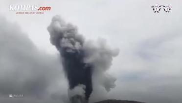 Gunung Anak Krakatau Erupsi, Semburkan Abu Setinggi 1,5 Km