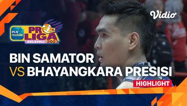 Highlights |  Surabaya BIN Samator vs Jakarta Bhayangkara Presisi | PLN Mobile Proliga Putra 2023