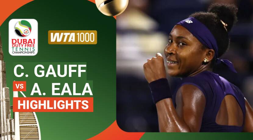 Coco Gauff (USA) vs Alexandra Eala (PHI) - Women's Singles Quarter Finals | WTA 1000: Dubai Duty Free Tennis Championships 2026