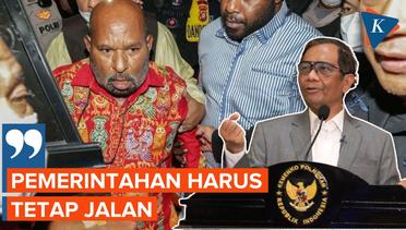 Mahfud MD Respons Kondisi Papua Tanpa Pemimpin Usai Lukas Enembe Ditangkap