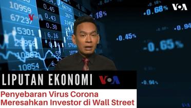 Penyebaran Virus Corona Meresahkan Investor di Wall Street
