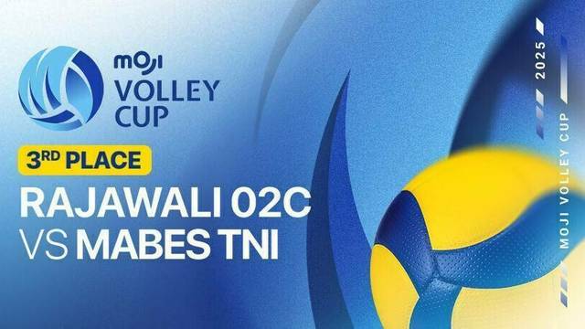 3rd Place: Rajawali 02C vs Mabes TNI - Full Match | Moji Volley Cup 2025