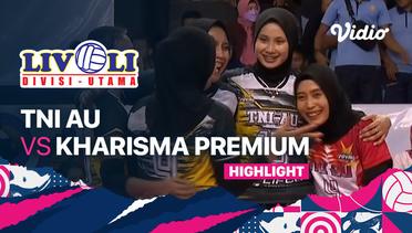 Highlights | TNI AU vs Kharisma Premium | Livoli Divisi Utama Putri 2022