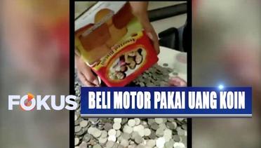 Indonesia Viral: Beli Sepeda Motor Pakai Ribuan Keping Uang Koin