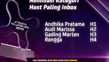 Nominasi Kategori Host Paling Inbox - Inbox Awards 2015