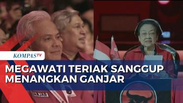 Dihadapan Ratusan Kader PDIP, Megawati: Menangkan Ganjar, Sanggup!