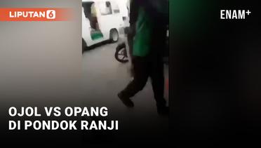 Ribut Lagi! Ojol Diperas Opang di Stasiun Pondok Ranji