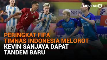 Peringkat FIFA Timnas Indonesia Melorot, Kevin Sanjaya Dapat Tandem Baru