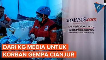 KG Media Peduli Korban Gempa Cianjur, Beri Bntuan hingga Layanan Kesehatan