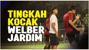 Aksi Jahil Welber Jardim, Ambil Alih Peran Pelatih di Latihan Timnas Indonesia U-20