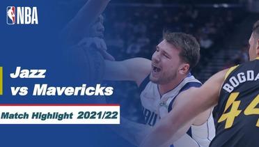 Match Highlight | Utah Jazz vs Dallas Mavericks | NBA Regular Season 2021/22