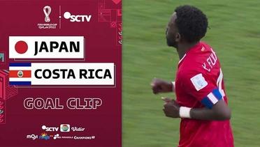GOL!!! Fuller (Costa Rica) Membuka Keunggulan Menjadi 0-1 | FIFA World Cup Qatar 2022