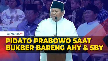 [FULL] Pidato Prabowo Subianto saat Bukber Bareng AHY dan SBY
