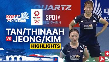 Tan Pearly/Thinaah Muralitharan (MAS) vs Jeong Na Eun/Kim Hye Jeong (KOR) - Highlights | Korea Open 2024 - Women's Doubles Final