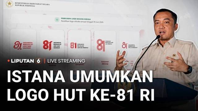 LIVE | Istana Umumkan Logo HUT ke-81 Kemerdekaan RI Tahun 2026