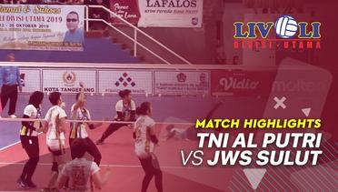 Match Highlight - TNI AL Putri 3 vs 0 JWS Sulut | Livoli 2019