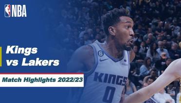 Match Highlights | Sacramento Kings vs Los Angeles Lakers | NBA Pre-Season 2022/23