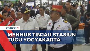 Menhub Budi Karya Sumadi Cek Stasiun Yogyakarta, Pastikan Kelancaran Arus Balik