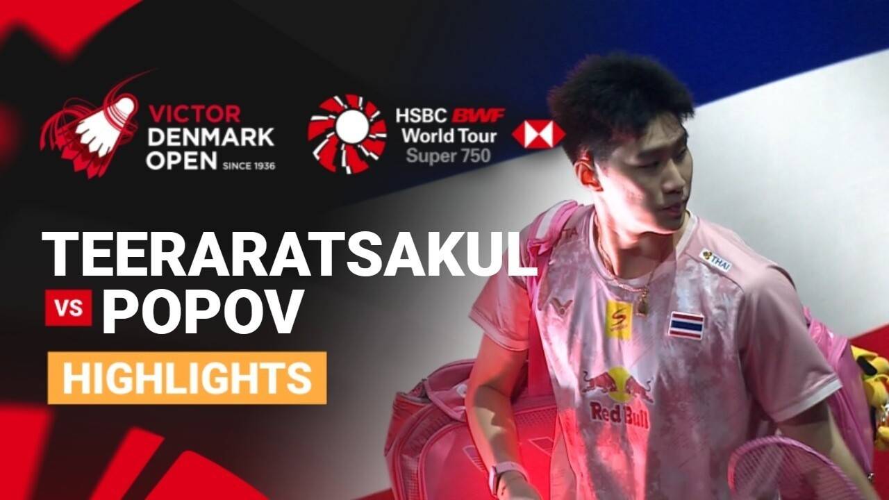 Panitchaphon Teeraratsakul (THA) vs Christo Popov (FRA) - Men's Singles Round of 16 | VICTOR Denmark Open 2026
